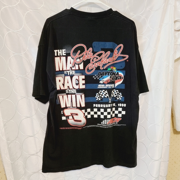 Vintsge Dale Earnhart " Misson Accomplished " Mens T Shirt - Picture 3 of 3